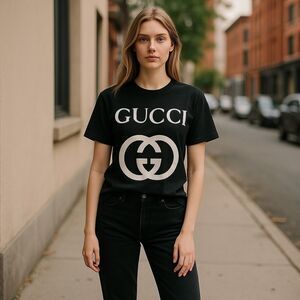 Gucci
Interlocking G Logo Crew Neck T-Shirt